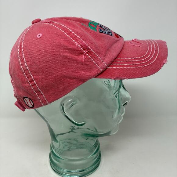 Baseball Mom Distressed Hat Womens - Picture 2 of 7